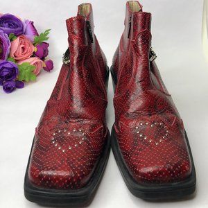 MOSCHINO CROC BOOTIES 39 Ankle Boots